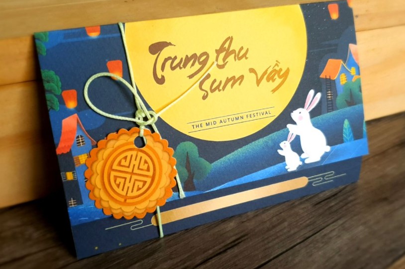 Màu khung thiệp chúc mừng Trung thu