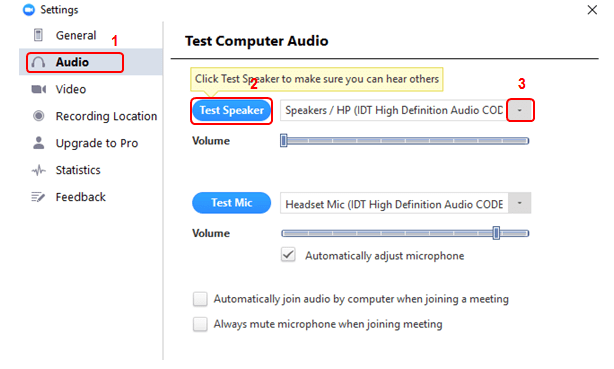 Các lỗi thường gặp khi sử dụng Zoom Meeting 