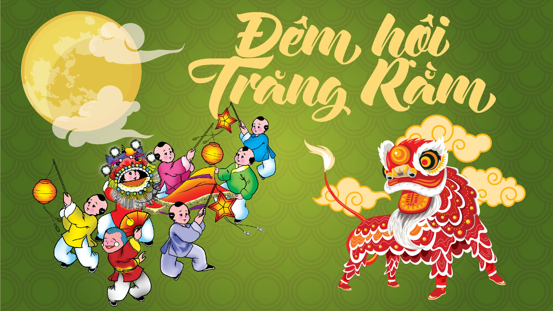 Mẫu phông Trung thu đẹp nhất  2021