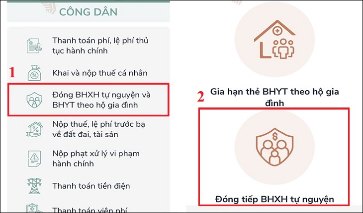 Hướng dẫn gia hạn BHYT trực tuyến