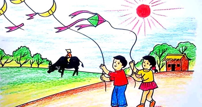 Viết 2 - 3 câu về những ngày hè của em