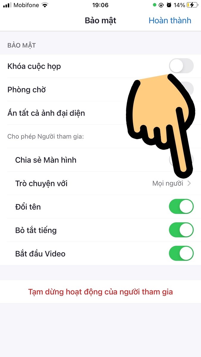 Hướng dẫn cách tắt tính năng Chat trên Zoom Meetings