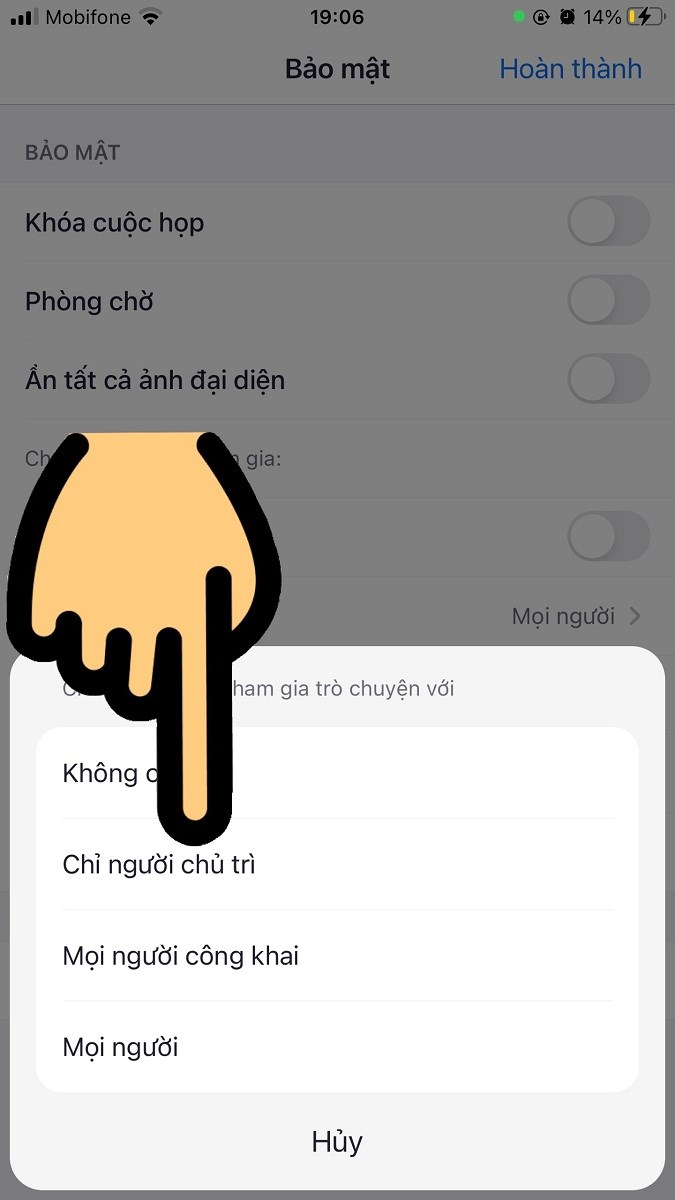 Cách tắt tính năng Chat trên Zoom Meetings