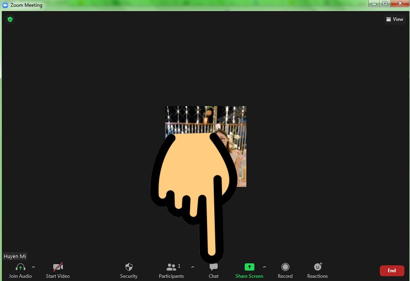 Hướng dẫn chặn học sinh nhắn tin trong Zoom