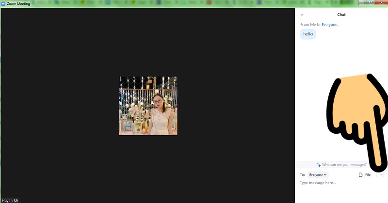 Cách tắt chat trên Zoom