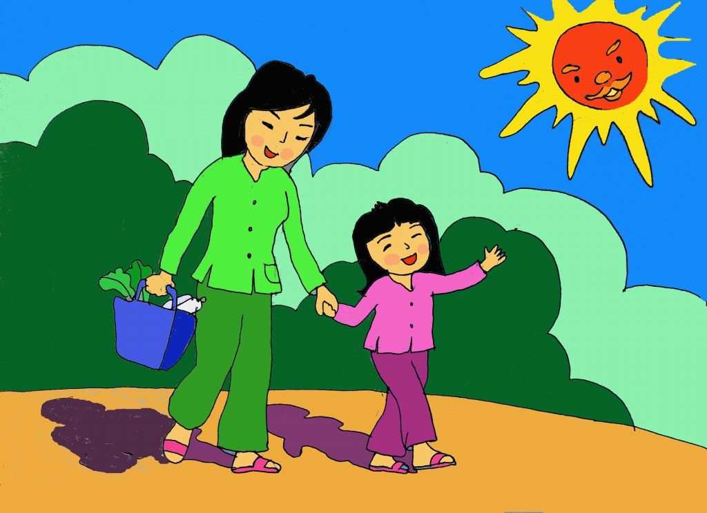 Viết 3 - 4 câu kể về những việc em thường làm trước khi đi học