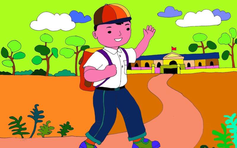 Viết đoạn văn kể về ngày đầu tiên đi học