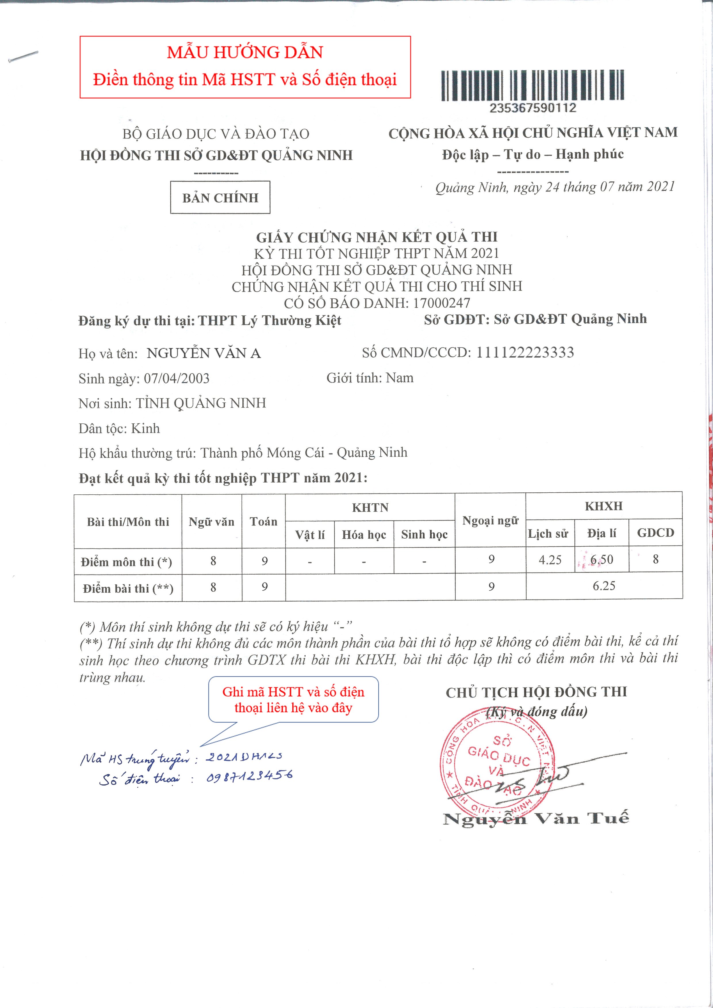 Thủ tục nhập học Đại học Công nghiệp Hà Nội 2021