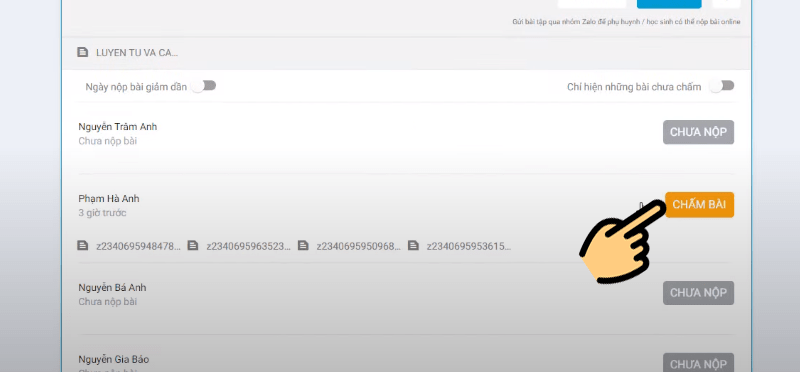 Cách giao bài tập bằng ứng dụng Azota cho học sinh