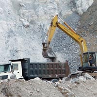 Một vài hoạt động kinh tế của con người có tác động phá hủy đá