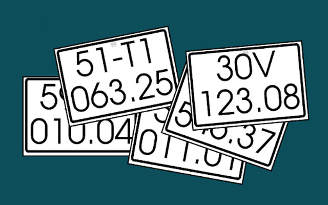 Cách nhận biết biển số xe