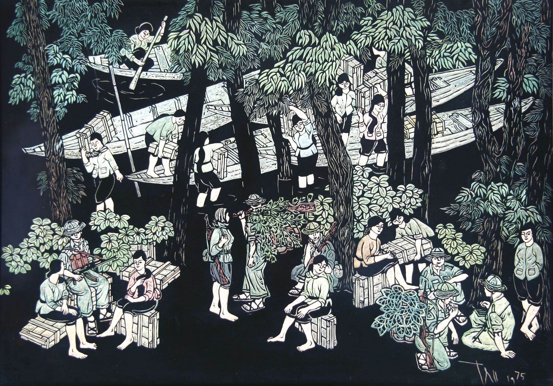 Mẫu tranh vẽ kỷ niệm 67 năm Ngày Giải phóng thủ đô 10/10