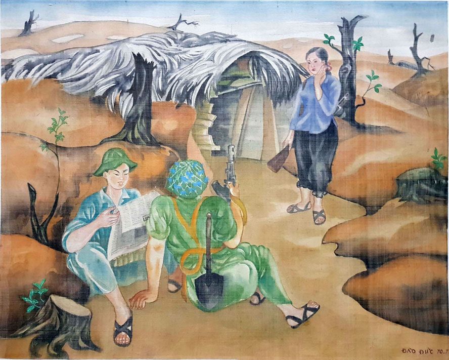 Mẫu tranh vẽ kỷ niệm 67 năm Ngày Giải phóng thủ đô 10/10