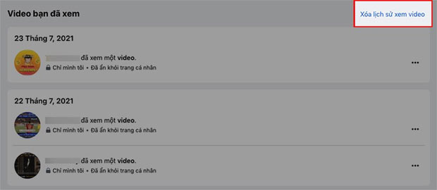 Cách xóa lịch sử xem trên Watch Facebook nhanh nhất