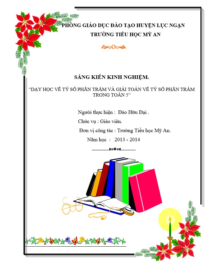 Tài mẫu bìa sáng kiến kinh nghiệm đẹp