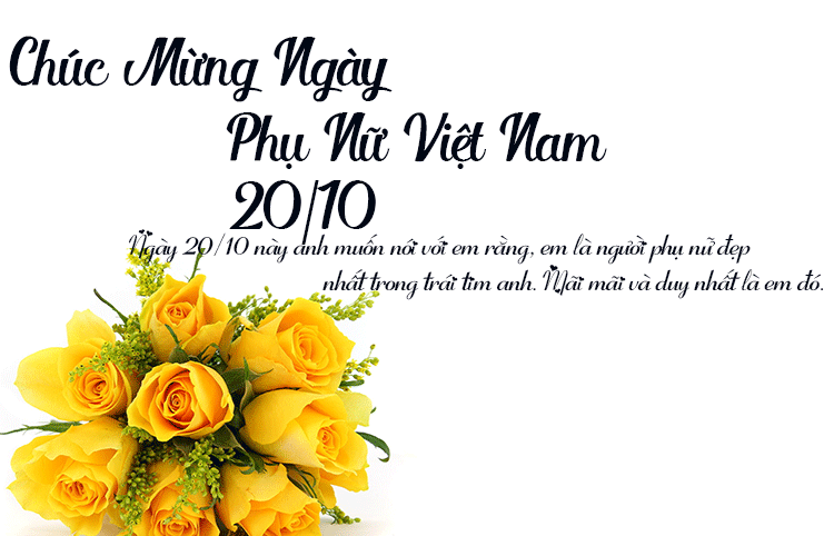 Ảnh động chúc mừng 20/10 năm 2021