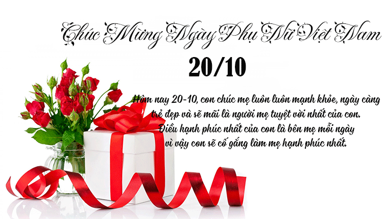 Hình ảnh động kèm lời chúc mừng ngày phụ nữ Việt Nam