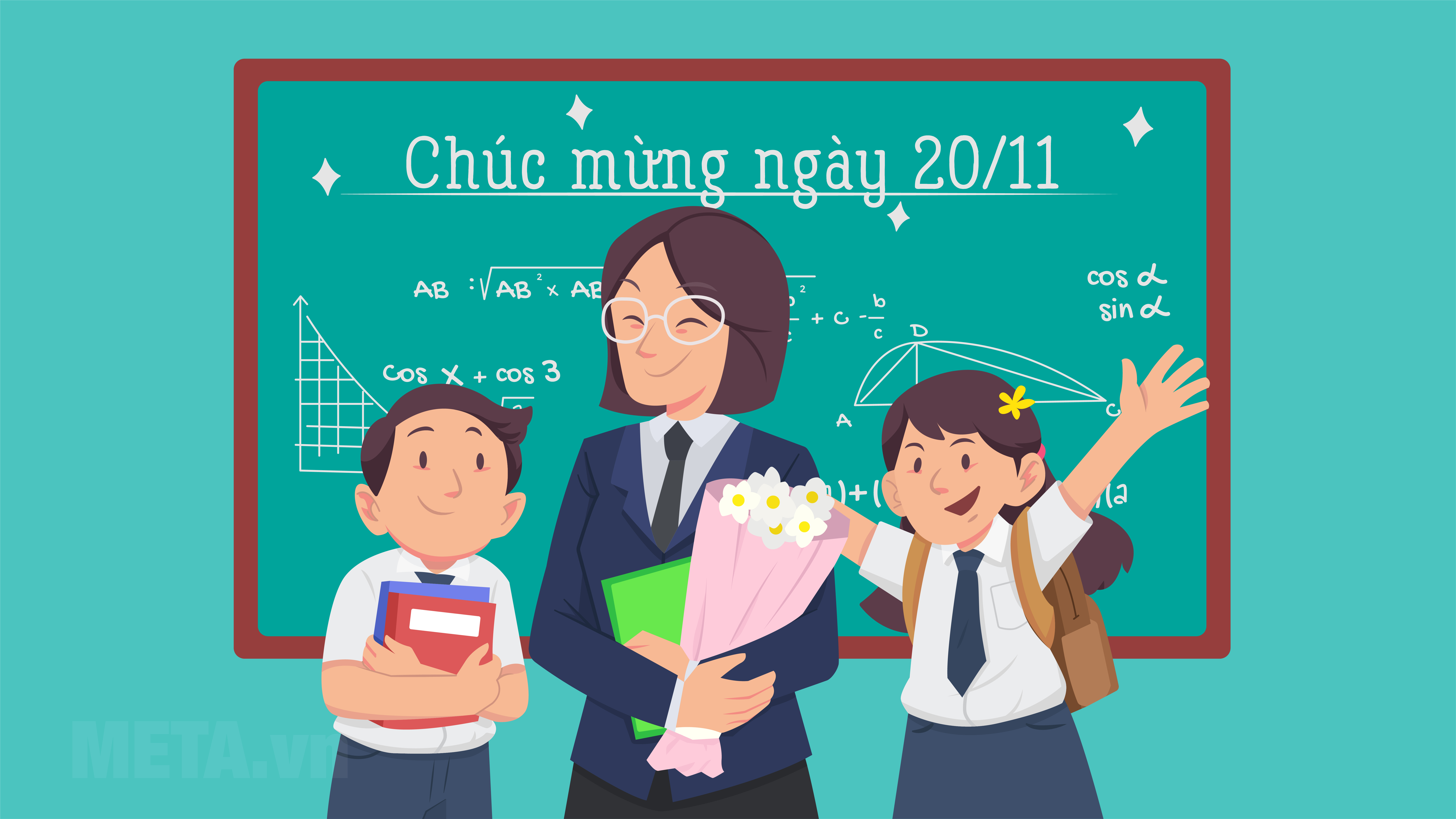 Cách viết thiệp chúc mừng 20-11