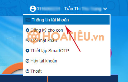 Cách sửa thông tin cá nhân trên VssID