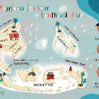 Vì sao khí hậu châu Á phân thành nhiều đới và nhiều kiểu khác nhau?