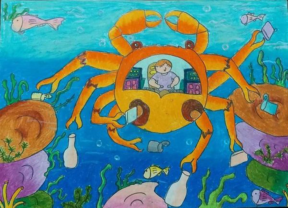 Vẽ tranh bảo vệ môi trường dễ nhất