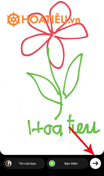 Cách vẽ hoa trên Instagram