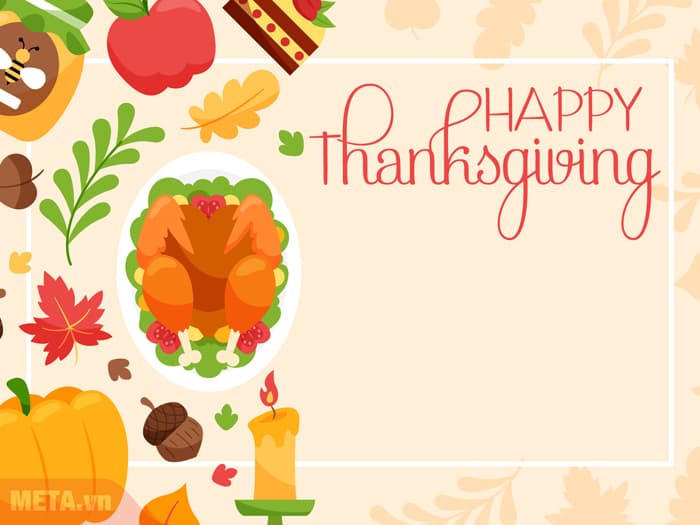  mẫu thiệp chúc mừng Lễ Tạ ơn