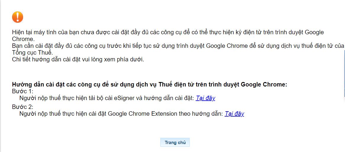 Cách xử lý các trường hợp không nộp được thuế điện tử trên trang Tổng cục Thuế