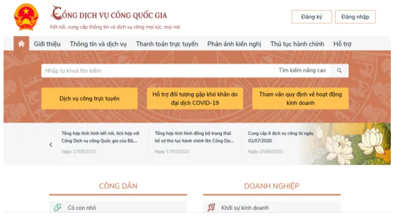Nộp báo cáo tình hình sử dụng lao động online