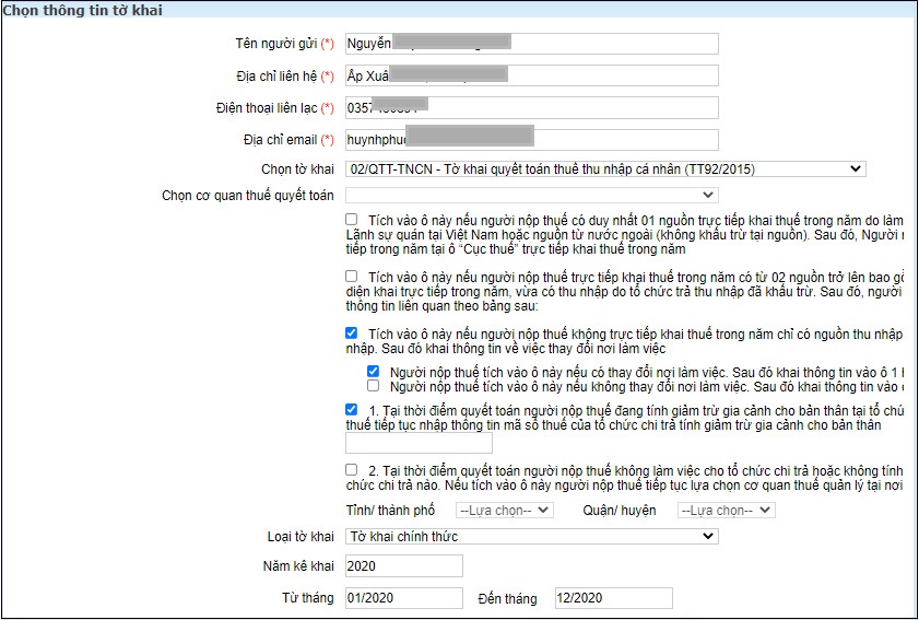 Hướng dẫn hoàn thuế thu nhập cá nhân cuối năm 2021