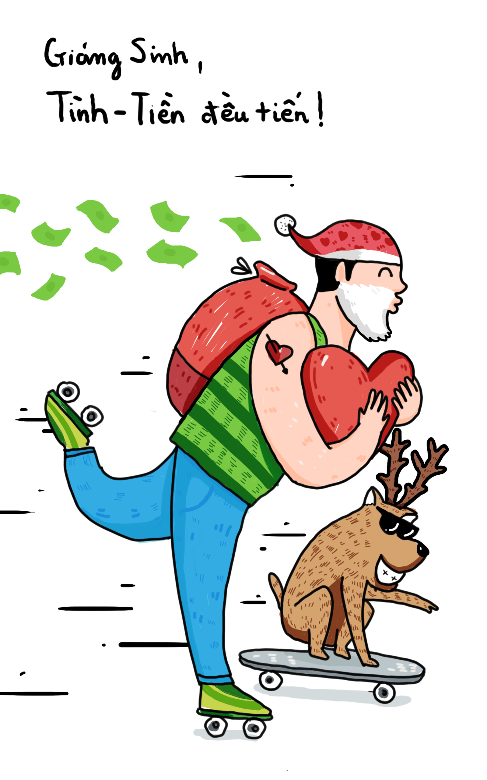 Hình nền giáng sinh vui nhộn