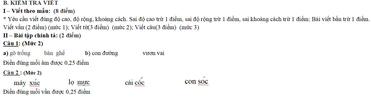 Đề thi học kì 1 môn Tiếng Việt lớp 1 sách Kết nối tri thức với cuộc sống