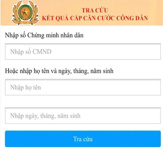 Cách tra cứu kết quả làm căn cước qua Zalo