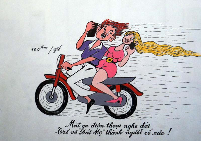 Vẽ tranh điều ước của em khi tham gia giao thông