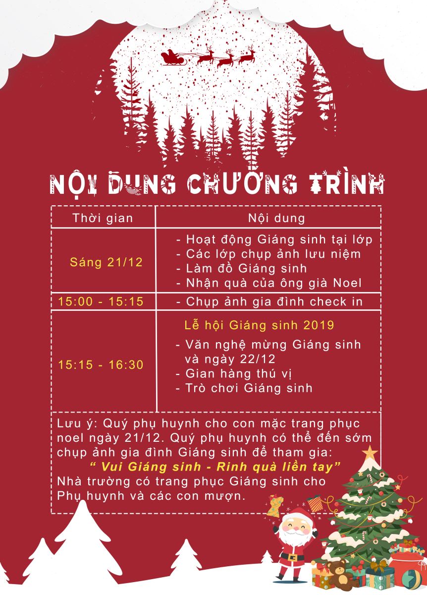 Mẫu thư mời tham dự tiệc Giáng sinh 2021