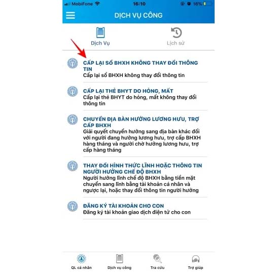 Xin cấp lại sổ bảo hiểm xã hội online qua ứng dụng VssID