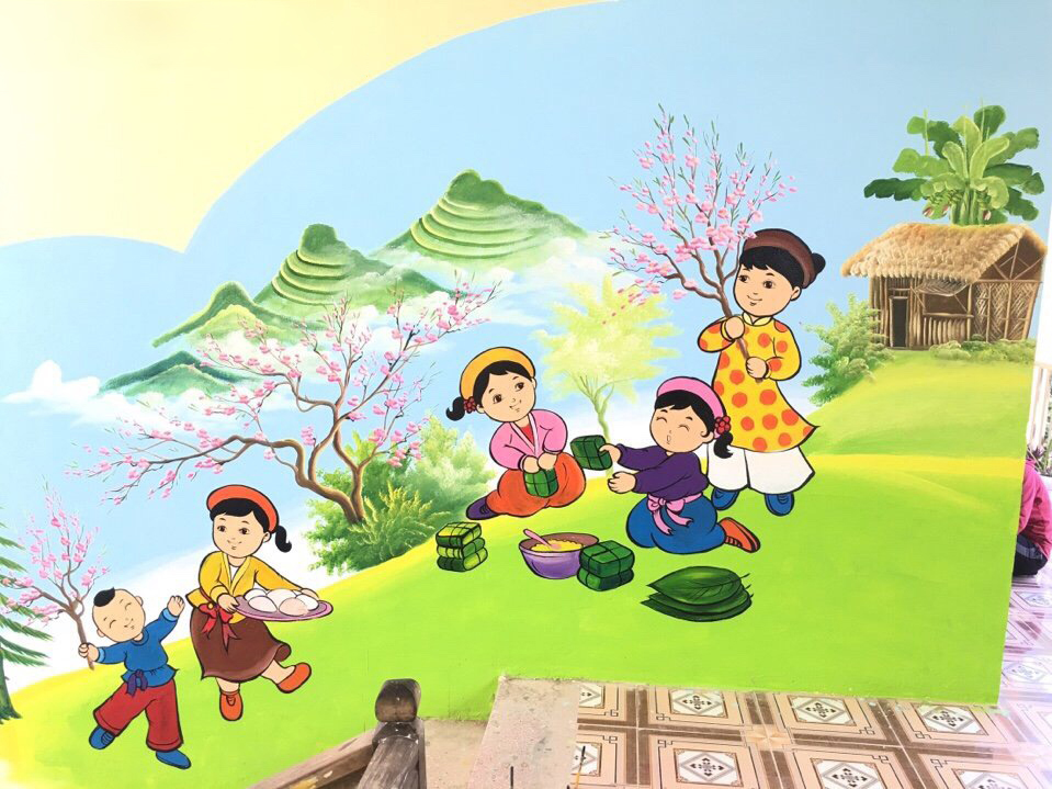 Vẽ tranh tết 2022