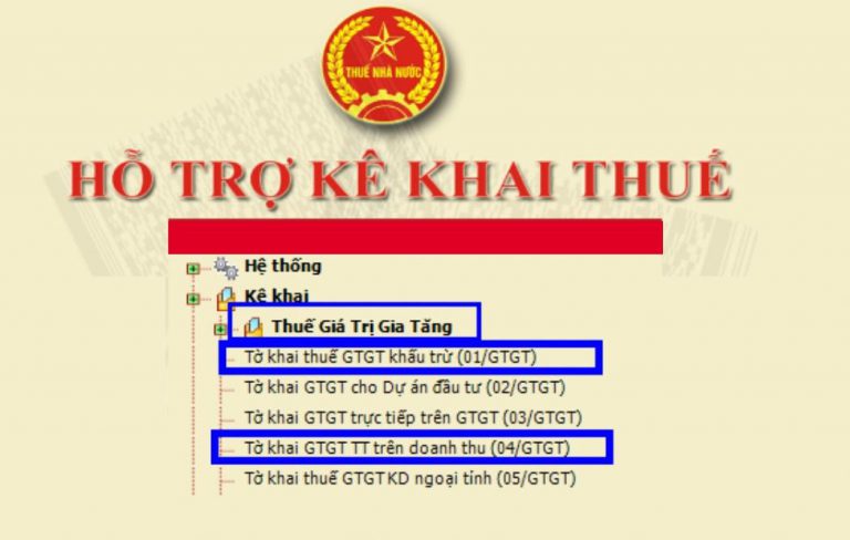 Tờ khai thuế giá trị gia tăng năm 2022