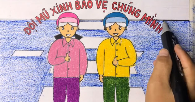 Đội mũ xinh bảo vệ chính mình