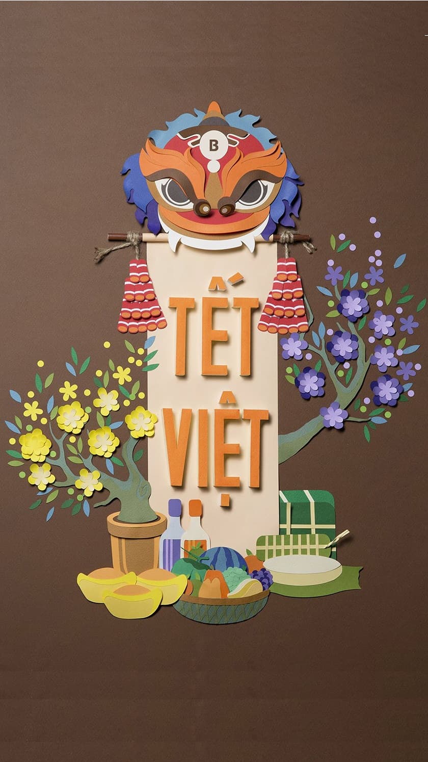 Ảnh nền Tết 2024 cho điện thoại