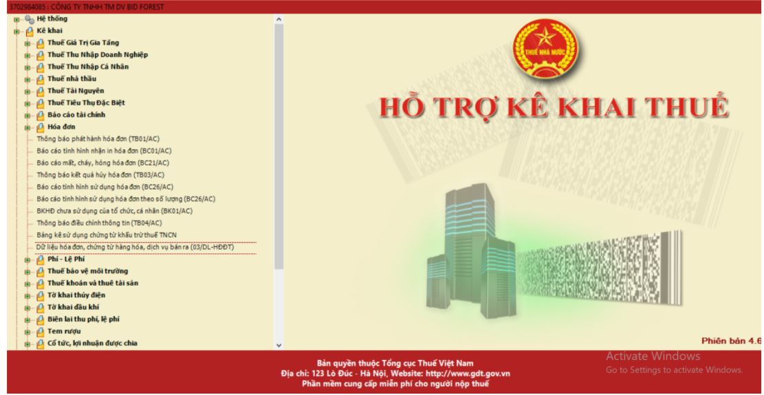 Cách kê khai mẫu 03/DL-HĐĐT