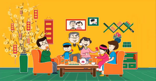 Lời chúc Tết bố mẹ người yêu 2022