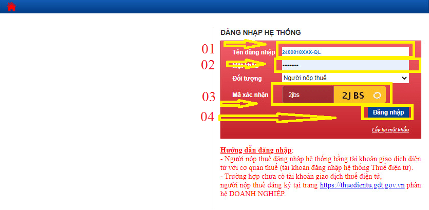 Hướng dẫn lập tờ khai thuế Môn bài 