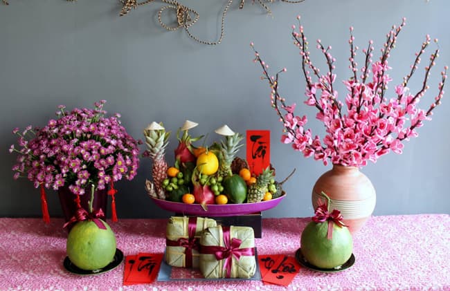 Mâm ngũ quả đẹp ngày Tết 2023