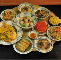 Mâm cơm cúng mùng 1 Tết 2022