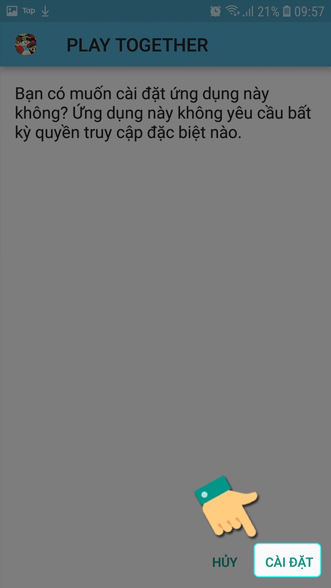 Cách tải Play Together trên điện thoại không tương thích