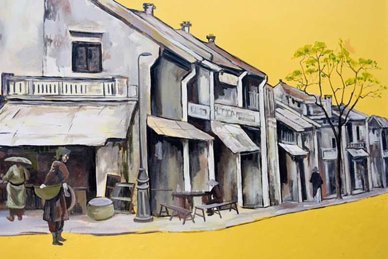 Vẽ tranh Hà Nội đẹp nhất