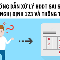 Cách xử lý hóa đơn điện tử viết sai theo Thông tư 78 và Nghị định 123