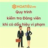 Quy trình kiểm tra Đảng viên khi có dấu hiệu vi phạm 2024