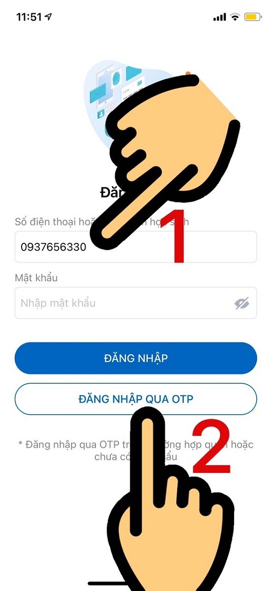 Cách lấy lại mật khẩu vnEdu